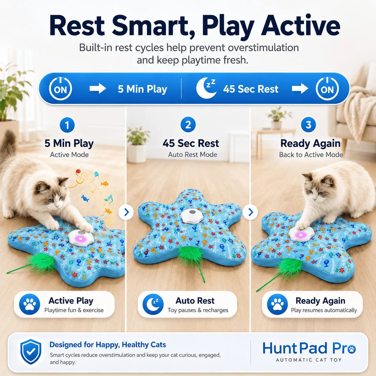 HuntPad Pro™ Automatic Cat Toy