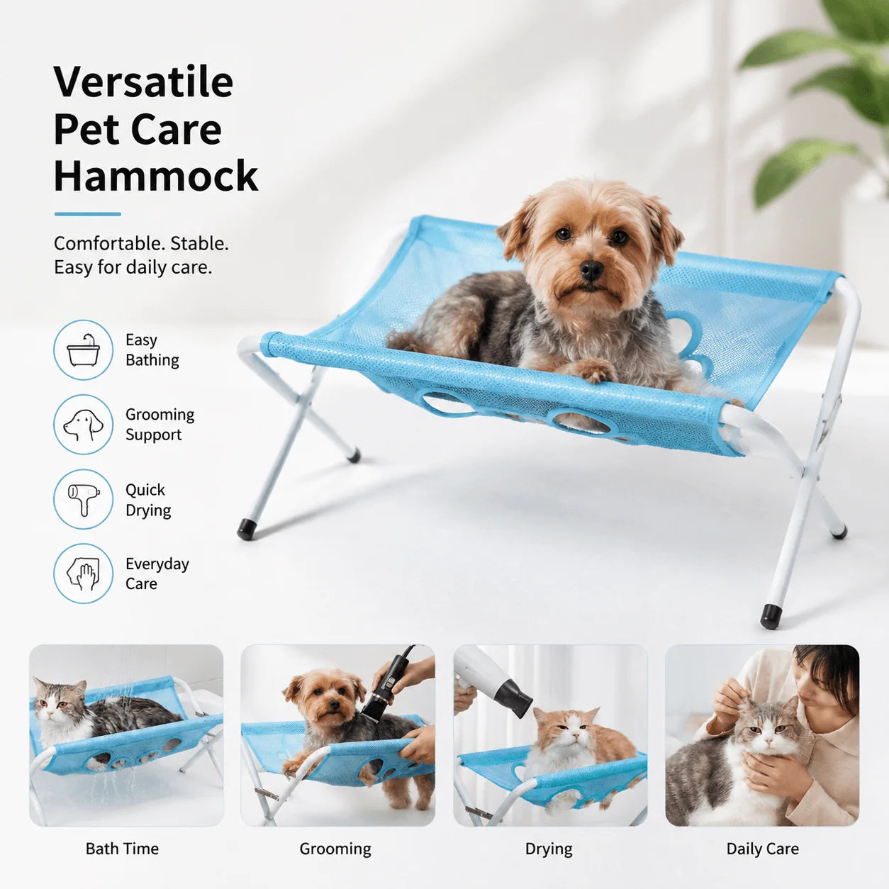 Lusamira™️ Hammock Stand for Cats and Dogs