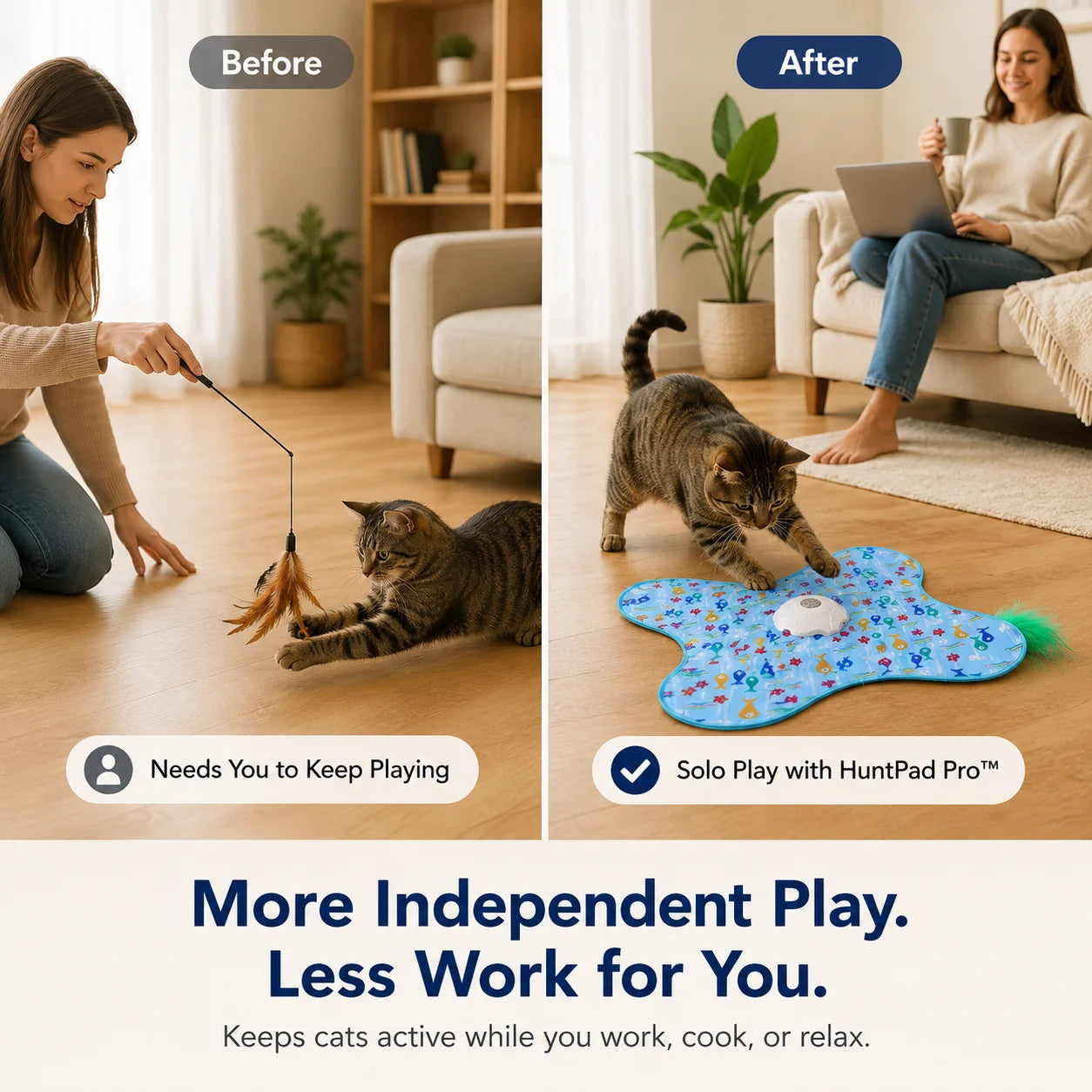HuntPad Pro™ Automatic Cat Toy