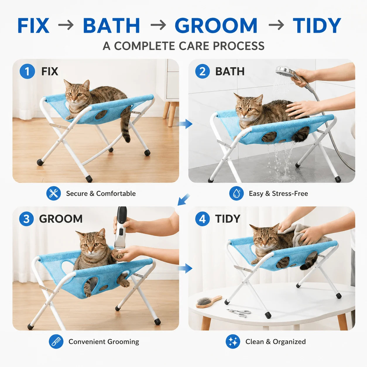 Lusamira™️ Hammock Stand for Cats and Dogs